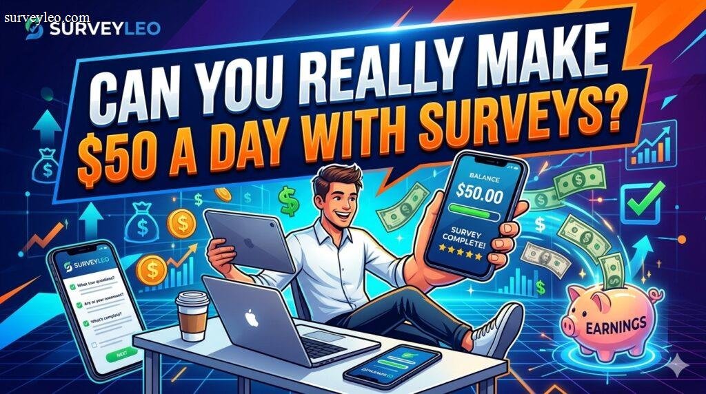 Can You Really Make $50 a Day With Paid Surveys?