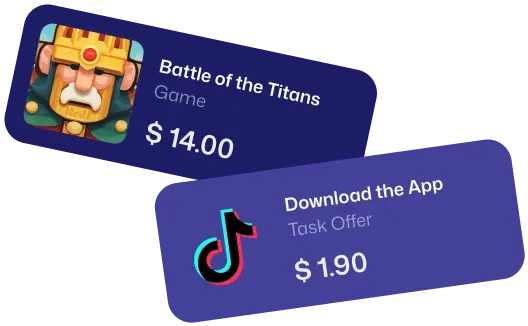 Task example with money reward